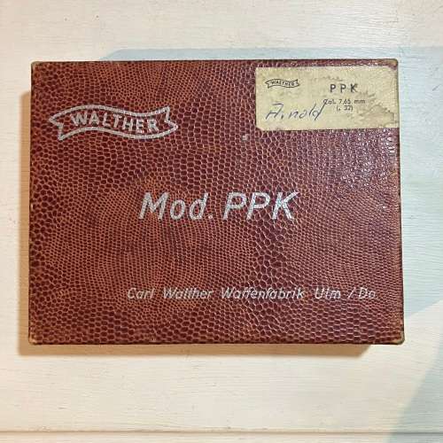 Walther Ppk Box with original book