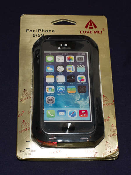 LOVE MEI Rugged Case iPhone 5 - Black
