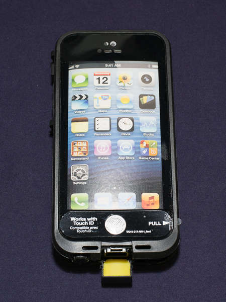 Resistall Rugged Case with Fingerprint iPhone 5 - Black