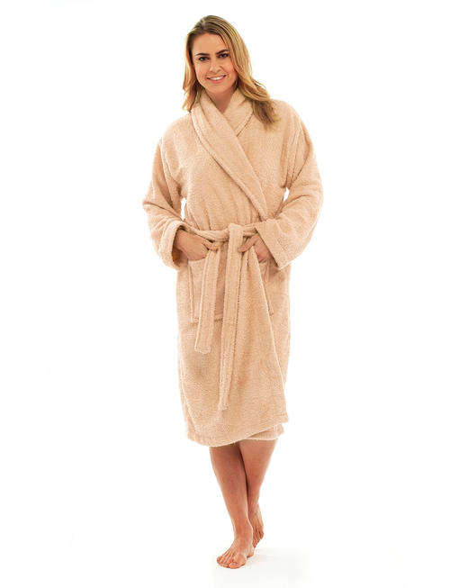 Personalised Stone Towelling Gown XXLarge