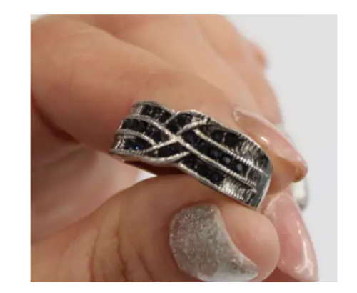 Sapphire CZ Ring