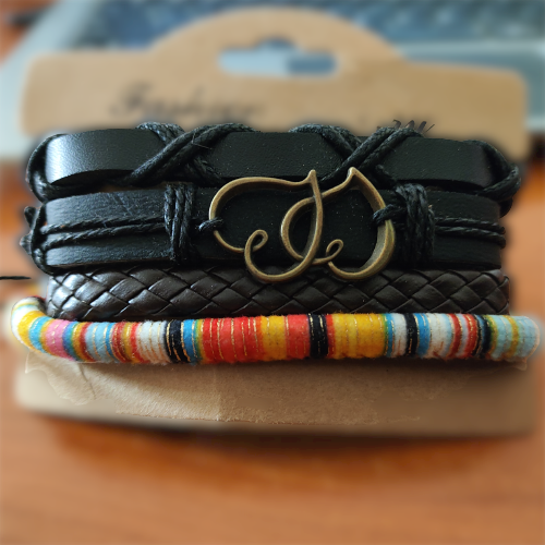 4-Pack Men`s Bracelets