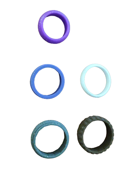 Men`s Silicone Rings (mixed)