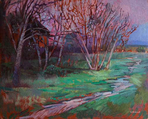 'DUSKY POPLARS'