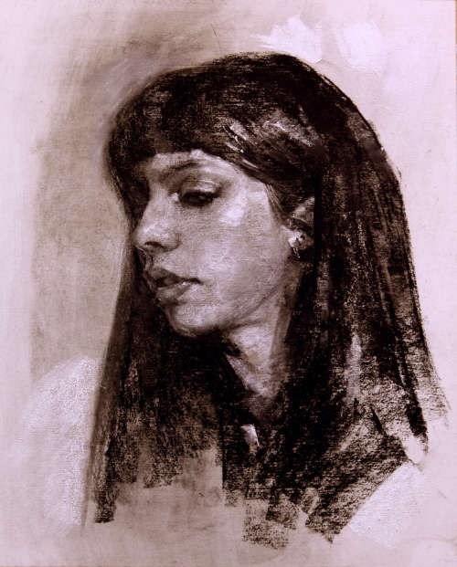 'GIRL MUSING'