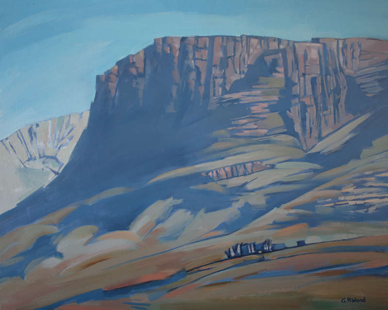 G.R. Wood `Mountains near Franschoek`