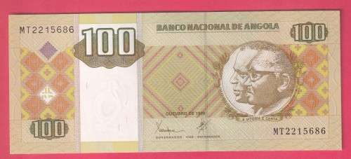 ANGOLA 1999 100 KWANZA