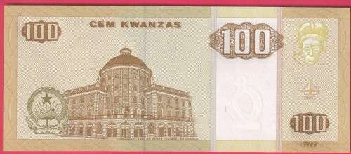 ANGOLA 1999 100 KWANZA