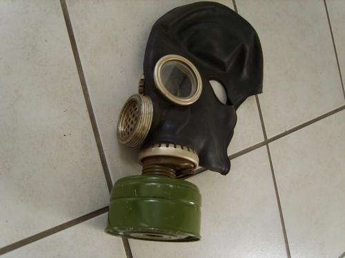 old army military gas gas mask