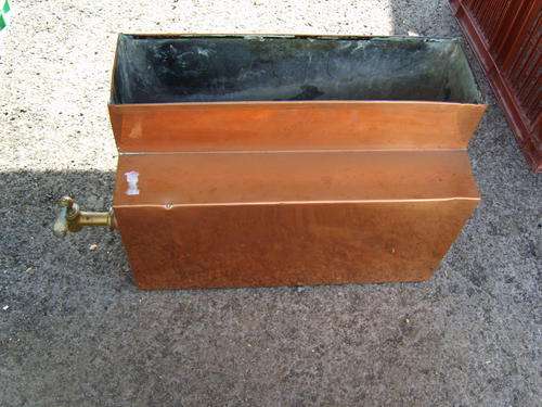 antique copper urn,
