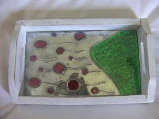 99 red balloons pewter tray