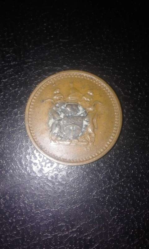 1972 1c from Rhodesia