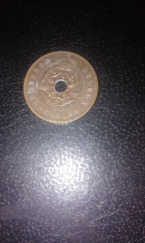 1942 half penny from Souther Rhodesia