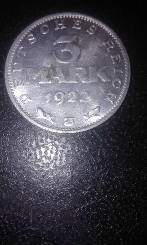 11 August 1922 3mark Verfassungstag Deutsches Reich
