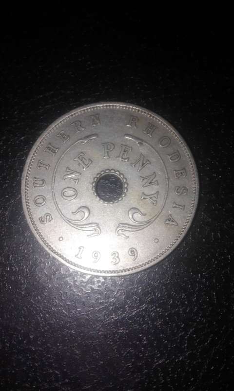 1939 1d from Southern Rhodesia