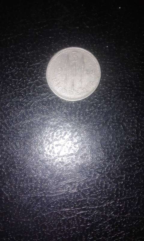 1968 Rhodesia 3d coin