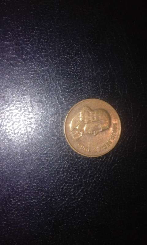 1965 2cent coin from South Africa