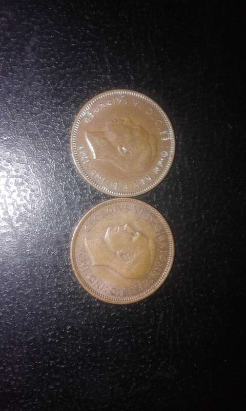 1939 and 1942 British Farthings