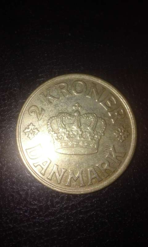 1926 2 kroner from Danmark