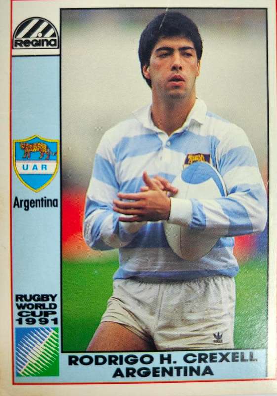 1991 REGINA RUGBY WORLD CUP RODRIGO H CREXELL ARGENTINA CAR 128