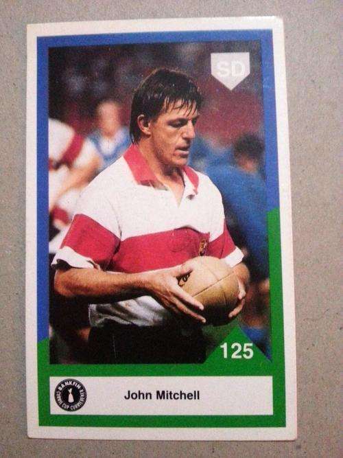 1992 rugby card 125 - John Mitchell