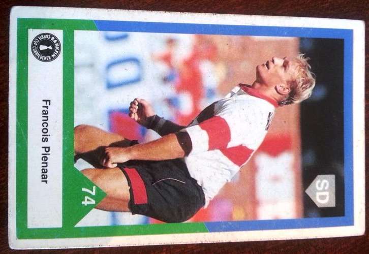 1992 rugby card 74 - Francois Pienaar