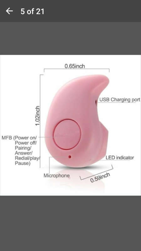 Mini Wireless Bluetooth 4.0 Stereo In-Ear Headset Earphone Earpiece Universal