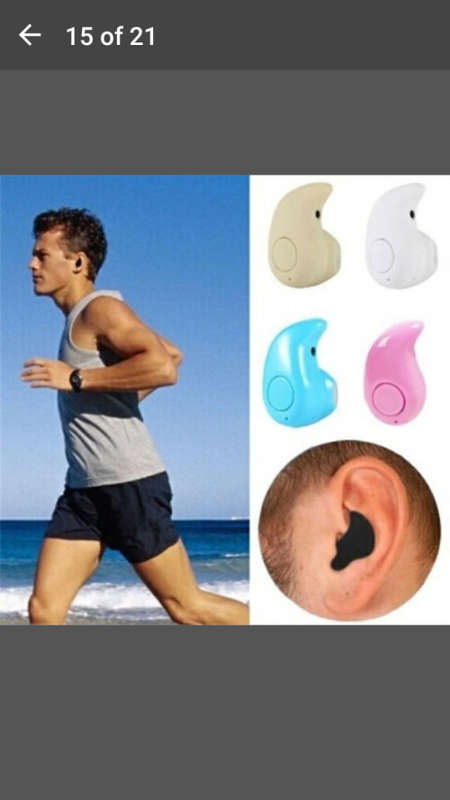 Mini Wireless Bluetooth 4.0 Stereo In-Ear Headset Earphone Earpiece Universal