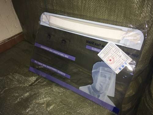 Face Sheilds with Foam