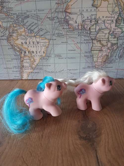 My Little Pony G1 Newborn twins Sticky and Sniffles