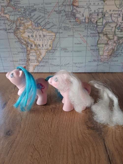 My Little Pony G1 Newborn twins Sticky and Sniffles