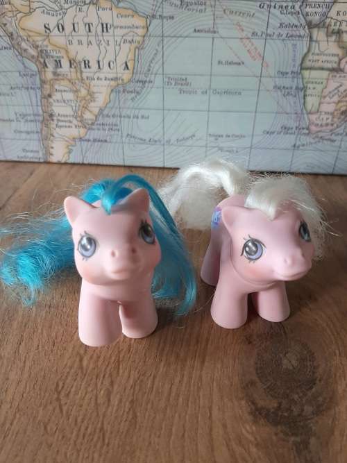 My Little Pony G1 Newborn twins Sticky and Sniffles