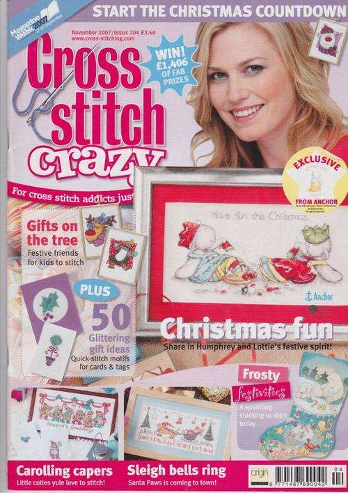 Cross Stitch Crazy Magazine - November 2007 - Christmas FUN!