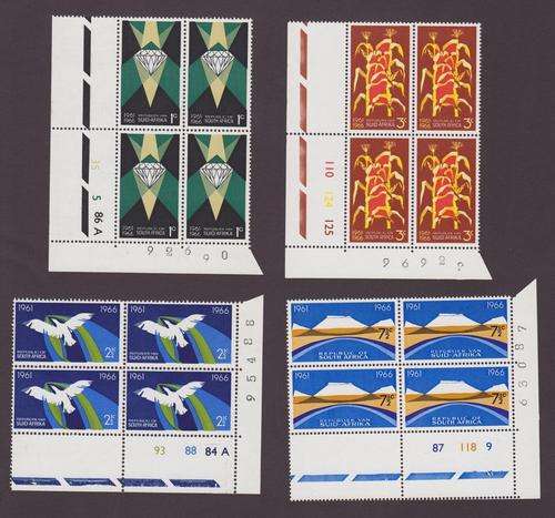 5th Anniversary of Republic - 1966 Control blocks Full set