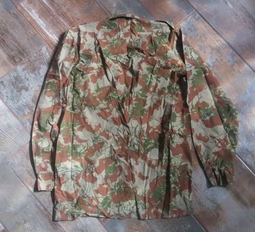 S.A.P Reaction / Riot / Koevoet Unit Camo Long Sleeve Shirt Circa 1984 Rare
