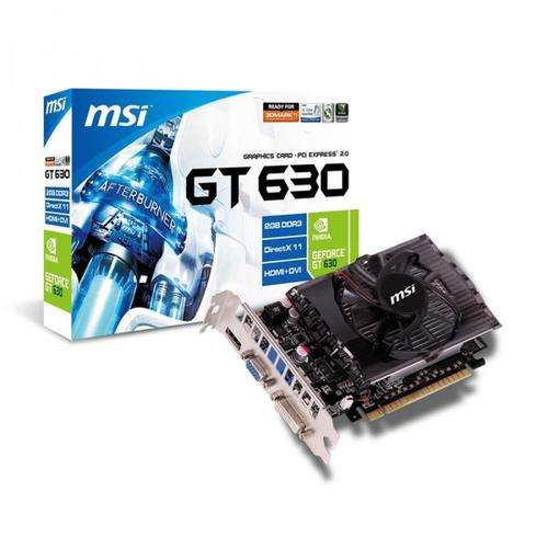 MSIÂ® nVidia GeForce GT630 4GB DDR3