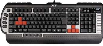 A4 TechÃÂ® X7Ã¢ÂÂ¢ G-800MU Gaming Wired USB Keyboard