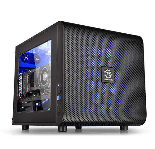 ThermaltakeÂ® Core V21 Micro-ATX Chassis Black