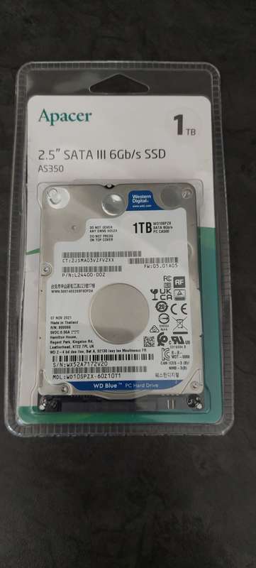 1 Tb Apacer Hard Drive