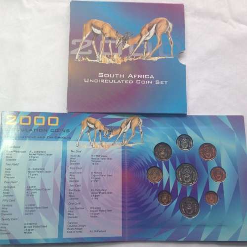 2000 UNCIRCULATED SOUTH AFRICA NEW COAT OF ARMS ! LOW START !!