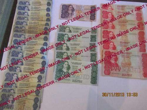 ONE BID TAKES ALL !! 32 x SOUTH AFRICAN BANK NOTES