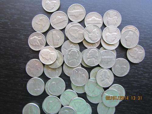 BARGAIN !  USA mixed  coins! 123 coins ! Quarter dollars , dimes , 5 cents