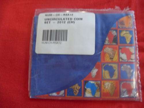 PRICE REDUCED !!  BARGAIN ! 2012 UNCIRCULATED SA COIN SET ! VALUE R300 !