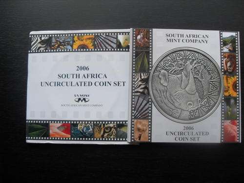 WOW !!!!BARGAIN !!!  2006 UNCIRCULATED SA COIN SET ! VALUE R400 !