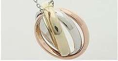 Vintage three Round Necklaces & Pendants Fashion Jewelry for women
