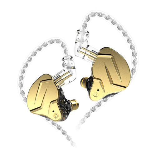 KZ ZSN Pro X  1DD + BA  In-Ear Monitors with Case - Gold