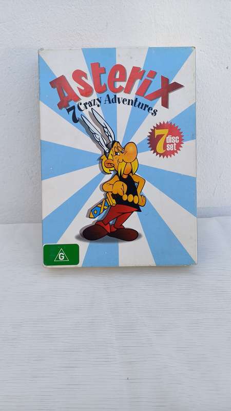 Asterix 7 Crazy Adventures DVD set