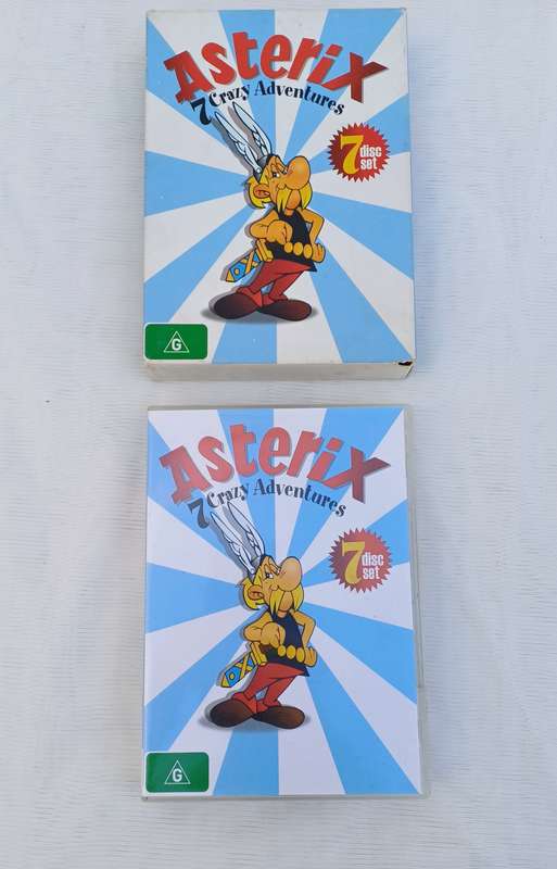 Asterix 7 Crazy Adventures DVD set