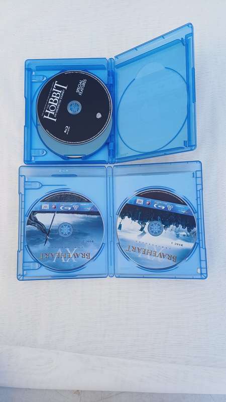 Bundle of 12 Blu Ray DVD's + 3D Active Glasses