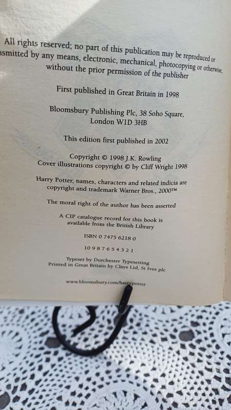 Harry Potter and the Chamber of Secrets - First Edition - Softcover